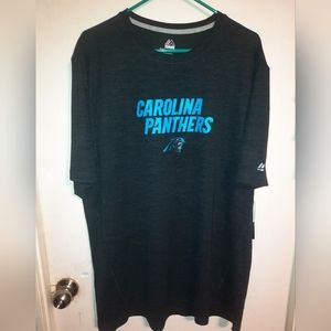 NWT Carolina Panthers Majestic Cool Base Shirt Mens Size XXL 2XL